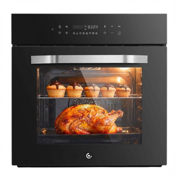 Electric Single Wall Oven 24inch Stainless Steel B...