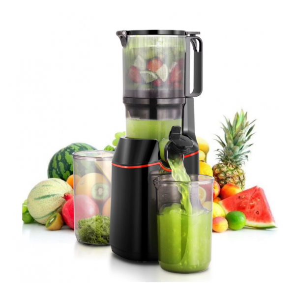 Sunmaki Cold Press Juicer, 5.25" Wide Feed Ch...
