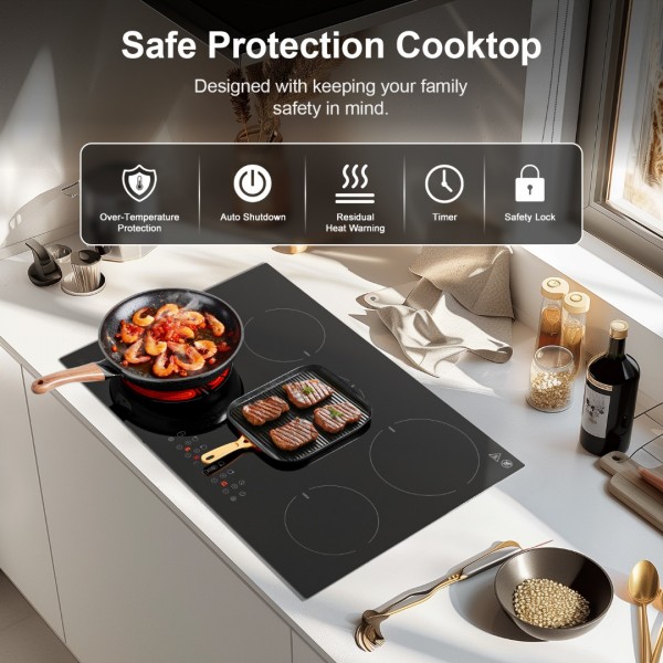 Sunmaki Portable Double Induction 5burner UL-TZ8505