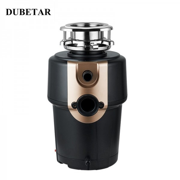 DUBETAR Garbage Disposal Machines , Continuous Feed Food Waste Disposal, Quiet Kitchen Garbage Disposal with Dishwasher Connection, Stainless Steel 5 Stage Grinding